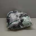 BDK PolyPro Car Seat Covers Full Set in Mint on Black Front and Rear Split Bench Seat Covers Accessories for Auto Trucks Van SUV, Easy to Install