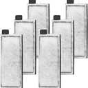 AQQA 8 Pack Aquarium Replacement Filter Cartridge Fish Tank Filter Cartridge for Aquarium Internal Filter (Large)