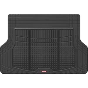 Motor Trend Premium FlexTough All-Protection Cargo Mat Liner w/Traction Grips & Fresh Design, Heavy Duty Trimmable Trunk Liner for Car Truck SUV, Black (OF-985-BK)