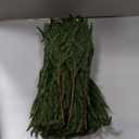 8 PCS 18 Inches Artificial Christmas Norfolk Pine Branch, Natural Touch Norfolk Faux Greenery Pine Stems, Fake Norfolk Picks Christmas Decoratoins for Vase DIY Garland Wreath Xmas Indoor Home Decor