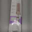 Conair Double Ceramic 1 -Inch Curling Iron, 1 -Inch Barrel Creates Soft Waves & Curls, Hair Curler for Use on Medium & Long Hair, White/Rose Gold