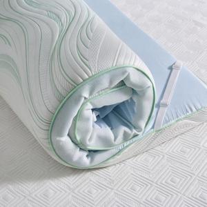 PERLECARE Full Medium Firm Mattress Topper, 3 Inch Topper with Bamboo Cover, Dual Layer Gel Memory Foam for Pressure Relief, Removable Washable Cover, Non-Slip Design