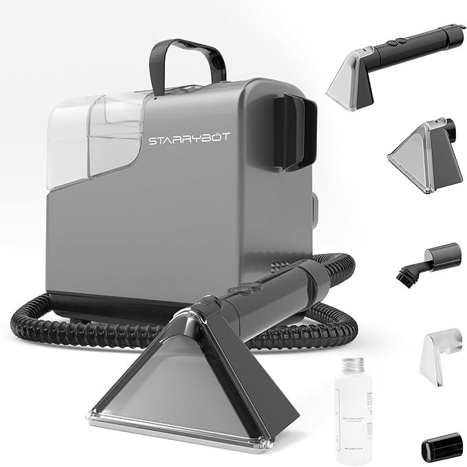 Portable Carpet&Upholestery Cleaner Machine with Steam and Heating Techology for Pet, Couch, Car, Spot Cleaner for Stair/Furniture