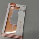 Ezanmull for Samsung Galaxy S25 FE Case Magnetic Shockproof, [Fit for MagSafe] [Glass Screen Protector + Camera Lens Protector] Translucent Anti-Fingerprint (Orange)