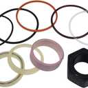 JZGRDN Hydraulic Cylinder Seal Kit 7137945 7225639 Compatible with Bobcat 335 435 Excavator A770 S650 S750 S770 Skid Steer Loader T650 T750 T770 Compact Track
