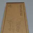 BGMG Wood Floating Shelves for wall 12 inch Set of 2, Rustic Wooden Wall Mount Shelves for Bathroom Living Room Bedroom Kitchen Farmhouse -12x 6.7 x1.25 inch- Walnut Color