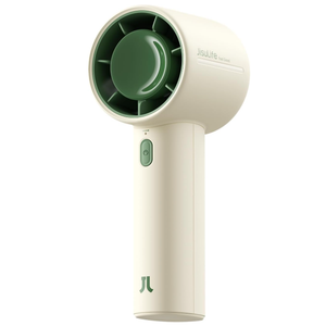 JISULIFE Portable Fan Christmas Gifts, 4000mAh Mini Handheld Fan with Neck Strap, Stickers, Christmas Stockings, Ideal for Travel, Camping. Gifts for Women, Men, Kids (Beige)