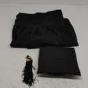 GraduatePro Matte Graduation Cap and Gown Class of 2025 Set Bulk with Tassel for High School & College Black 57FF (XL Plus) 6'0"-6'2"