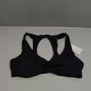 Women's Yoga Jogger Sports Bra, Plunging Neck Cutout Twist Front Racerback Bras for Women,Gym Sports Bra (X-Large, Black)