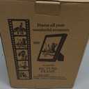 TWING 4x6 Gold Picture Frames Set of 6,Rustic Gold Frames Display Pictures 3x5 with Mat or 4x6 Without Mat,Tabletop Display and Wall Mounting Collage Photo Frame,Set for Wall Gallery