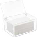 Watpot Acrylic Laundry Dryer Sheet Holder, Clear Dryer Sheets Container with Lid for Laundry Room, Clear
