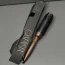 Osensia Round Brush for Blow Drying 1.3 Inch, Vented Hairbrush for Styling, Salon Blowouts, All Hair Types, Ionic, Ceramic, Builds Hair Volume, Reduces Frizz