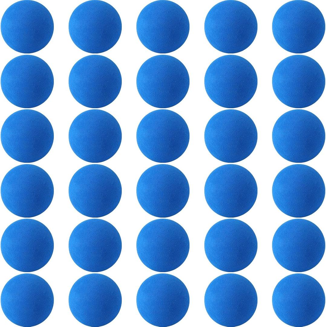 Mini Soft Foam Balls Assorted Play Balls Lightweight for Crafts, Birthday Party Favors and Gifts