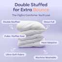 Mellow Marshmellow Comforter Full/Queen - Extra Fluffy Double-Stuffed Down Alternative Duvet Insert, All-Season Temperature-Balancing, Oeko-TEX Class I Fabric, Box-Stitch, Machine Washable