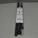 Black Tension Curtain Rod 28 to 48 Inch Spring Rod No Drilling Adjustable Shower Curtain Rod for Windows, Bathrooms, Closet, Kitchen