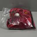 WILLBOND Christmas Burgundy Large Santa Drawstring Bags 36 x 30 Inch Jumbo Velvet Santa Bag Christmas Extra Large Gift Bags for Xmas Gift Stuffer Package Supplies