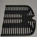 SafBbcue Cast Iron Cooking Grates for Weber Traveler Portable Gas Grill 9010001 9013001, Grill Grids & Grates for Weber Traveler Accessories Grill Parts, Replacement for Weber 7034 Griddle