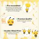 20 Pcs Party Decorations Of Bees Bumble Bee Hanging Swirl Bee Party Decorations Foil Ceiling Streamers For Baby Shower Birthday Honey Themed Party Gender Reveal Bridal Supplies