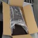 Sekcen 2 Pack Rubber Downspout Splash Block Rain Gutter Down Spout Drain Trays Brown