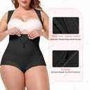 PJCBTR Faja Postparto Girdle for Tummy Control High Compression Shapewear for Zipper (Black, L)