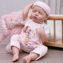 Reborn Baby Dolls 20 Inch Real Baby Dolls That Look Real, Full Body Vinyl Girl Doll, Lifelike Newborn with Accessories, Comfort Gift for Girls Ages 3+, Pretend Play & Collectors