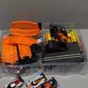 Boy Toys Gifts for 6 7 8-12 Years Old, Slot Car Race Track Sets with 4 Slot Cars, Battery or Electric Car Track for Boys, Dual Racing Game Lap Counter Circular Overpass Track Gifts for Kids