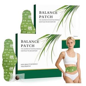 KOAVDMT Balance Patch Herbal Patch Pad Balance, 2026 New Mugwort Herbal Navel Patches, Supporting Reduced Bloating Appearance, Comfortable Adhesive Design, Gentle Formula for All Skin(2 Box 10 Piece)