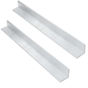 2PCS 2" x 2"x 1/4" Aluminum Angle, 6063 Structural Angle Aluminum Stock Profile, Corrosion-Resistant, 48" Length,1/4" Thick.