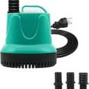 Upettools Submersible Water Pump, Ultra Silence Circulation Multifunctional Water Pump with Handle For Pond, Aquarium, Hydroponics, Fish Tank Fountain with 5.9ft (1.8M) Power Cord (40W)