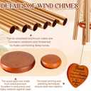 Best Friend Birthday Gifts for Women, Ideas Friendship Gifts for Women, Unique Wind Chimes for BFF, Soul Sister, Unique Outdoor Garden Decor for Female