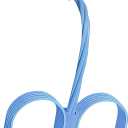 Multifunction Tension Rope - 6-Tube Elastic Pedal Resistance Band with Handle for Abdomen/Waist/Arm/Leg Stretching Slimming Training (BLUE)