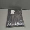 NICETOWN Grey Blackout Patio Sliding Door Curtains 84 inch Length, Grommet Room Divider Thermal Insulated Curtain Drapes for French Door/Living Room (Gray, W100 x L84, 1 Panel)