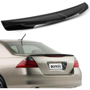 SCITOO Glossy Black Spoiler Wing Body Kit Compatible with 2006-2007 for Honda Accord Rear Trunk Spoiler Wing Splitter Chin Exterior Diffuser SCITOO Glossy Black Spoiler Wing Body Kit Compatible with 2006-2007 for Honda Accord Rear Trunk Spoiler Wing Splitter Chin Exterior Diffuser