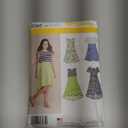 Simplicity US8065AA Girl's Plus or Popover Dress Sewing Pattern, Sizes 8-16
