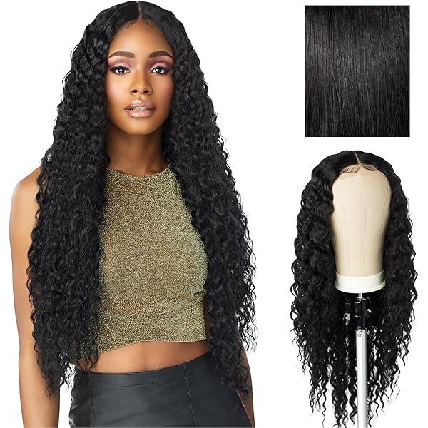 Outre Perfect Hair Line Synthetic 13x6 HD Lace Front Wig  ARIELLA (1B Off Black)