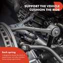 A-Premium 2Pcs Rear Suspension Coil Spring Set Compatible with Toyota Matrix 2003-2013 & Pontiac Vibe 2003-2010 1.8L 2.4L, Driver and Passenger Side, Replace# 4823102700, 48231AB010