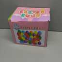 [ 6 Surprise Golden Eggs ] 100 Pack Prefilled Easter Eggs with Assorted Toys Inside, 100 Plastic Easter Eggs Fillers with Toys, Pre-filled Easter Egg Hunt Stuffed, Easter Basket Stuffers