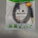 Tisino 1/4 inch TRS Cable, Quarter inch 1/4 TRS to TRS Balanced Stereo Audio Cable Male to Male Pro Interconnect Cable, Nylon Braid - 6 FT