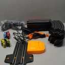 Slot Car Race Track Sets with 4 High-Speed Racing Car, Battery or Electric Race Car Track for Boys and Kids, Dual Racing Game Lap Counter Circular Overpass Track, Gifts Toys for Boys Kids Age 6 7 8-12