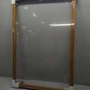 Canvas Floater Frame for Paintings, Fits Up to 1.25" Deep Canvas, DIY Floating Picture Frame for Canvas Prints, Wall Art Frame for Modern Home Décor, Gallery Hanging (Light Brown 24x36)