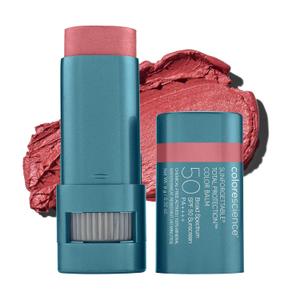 Colorescience Sunforgettable Total Protection Color Balm SPF 50, Mineral, Broad Spectrum, Buildable Lip & Cheek Color (Pink Sky)