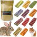 2 x Rabbit Treats Rabbit Toys for Teeth Health, Natural Rabbit Enrichment Toys for Boredom & Stress Relief, Keep Busy Toys for Guinea Pig Chinchilla Hamster Rat Gerbil Degu (29Pcs 11 Flavors)