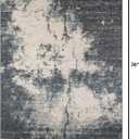 Momeni Rugs Loft Collection, Contemporary Area Rug, 2' x 3', Grey