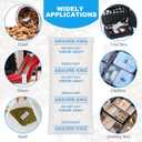 Silica Packets  2 Gram 400 Packs Silica Gel Packets, Food Grade Desiccant Packs with Color Indicating, Premium Moisture Absorbers for Spices, Foods, Seeds, Dehydrated Vegetable Storage