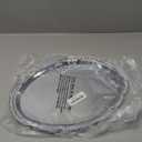 Winco CMT-1014 0.5mm Oval Tray, 14-Inch by 10-Inch, Chrome,Medium
