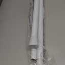 White Tension Curtain Rod for Windows 28 to 48 inch, Adjustable Expandable Pressure Spring Curtain Rod No Drilling, 7/8" Curtain Rod for Bedroom Doorway Closet Door