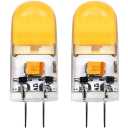 12V G4 LED Bulb 2W, 210lumen, AC/DC12V, Warm White 2700K, Non-dimmable, 20-35Watts Halogen Bulb Replacement JC G4 Base Bulb 4-Pack