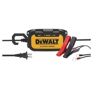 DEWALT DXAEC2 Professional 2-Amp Automotive Battery Charger and Maintainer