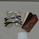racico Computer Blue Light Blocking Glasses Blue Light Glasses Men Women, Anti Blu-Ray Clear Gaming Glasses Lenses