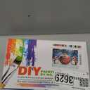 Aihonmin Merry Christmas Paint by Numbers for Adults Beginner Xmas Snow Oil Painting Kits on Canvas with Brushes Cute Penguin Painting Crafts DIY Home Wall Decor Gifts 16X20 Inch (Frameless)